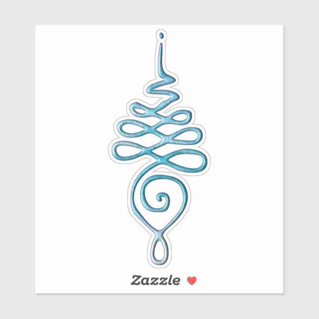 Turquoise Unalome  (Sheet)