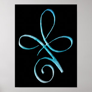 Turquoise Unconditional Love Poster