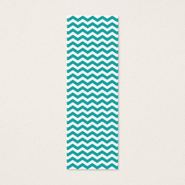 Turquoise vert blanc Chevron Zigzag (Devant)
