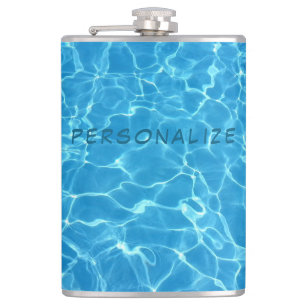 Turquoise Water Hip Flask