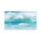 Turquoise Watercolor Ocean  Business Card