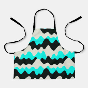 Turquoise Waves Apron