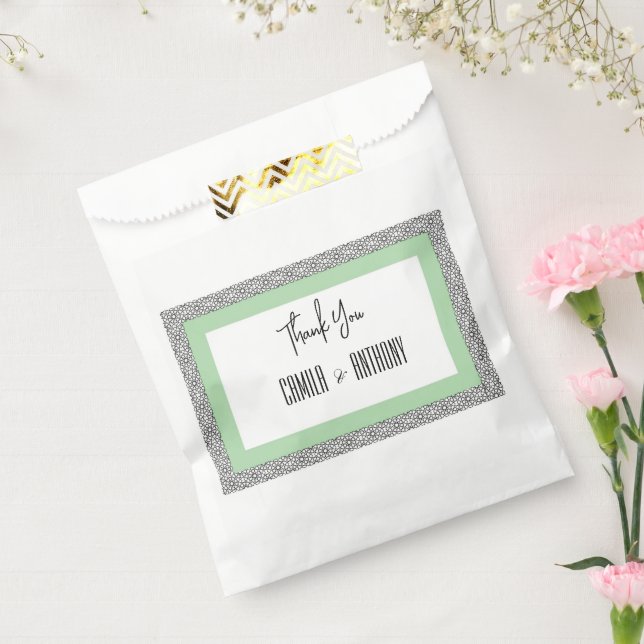 Turquoise Wedding Favour Bag (Sealed)