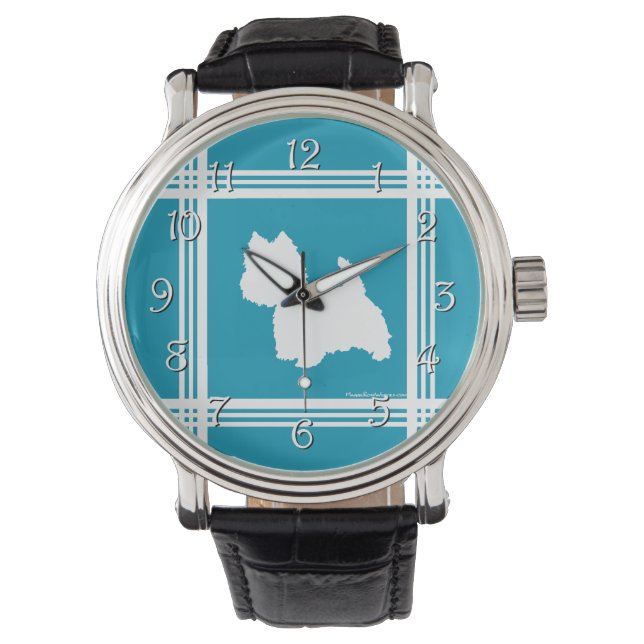 Turquoise Westies Watch (Front)