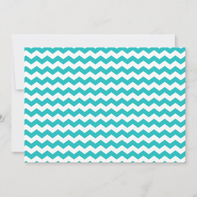 turquoise  white chevrons (Front)