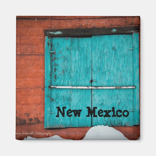 Turquoise Window Magnet (Front)