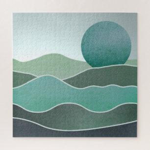 Turquoise World Landscape Jigsaw Puzzle