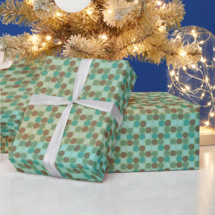 turquoise wrapping paper