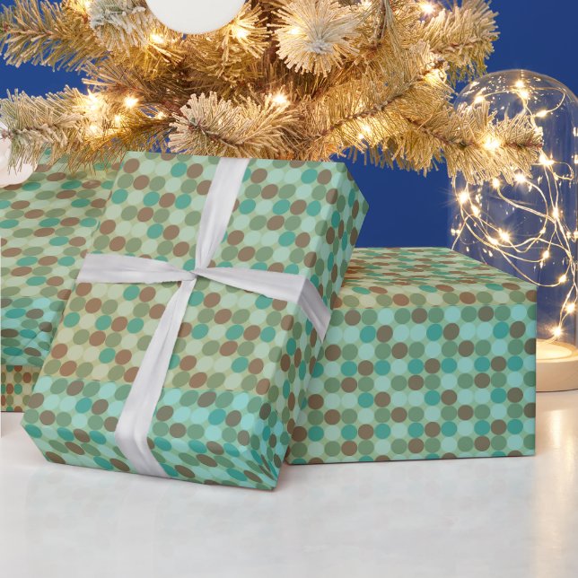 turquoise wrapping paper (Holidays)