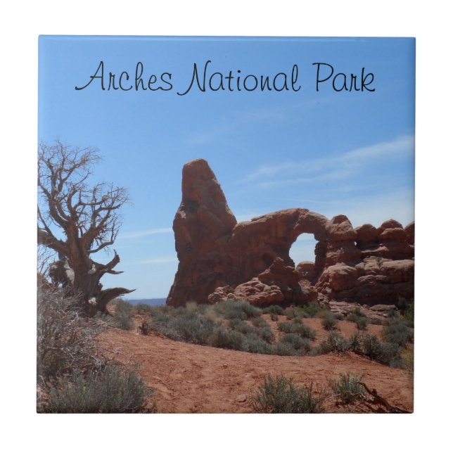 Turret Arch- Arches National Park Tile (Front)