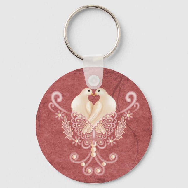Turteltauben - Love Doves Keychain (Front)