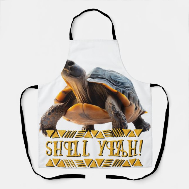 Turtle 001 Shell Yeah! Apron (Front)