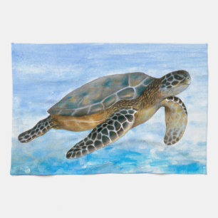 Turtle 1 kitchen towel