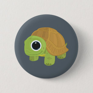 Turtle 2 Inch Round Button