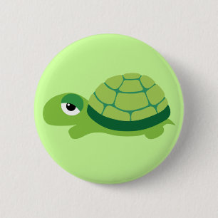 turtle 2 inch round button