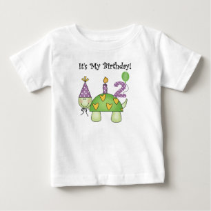 Turtle 2nd Birthday Baby T-Shirt