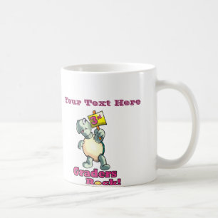 Turtle “3rd Graders Rock”  Design Coffee Mug