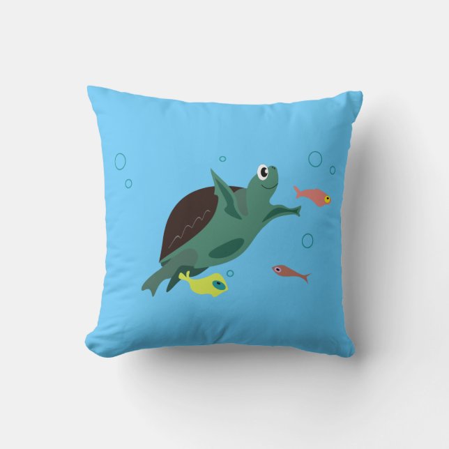 Turtle American MoJo Pillow (Front)