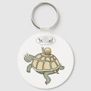 turtle and snail Whee! Keychain