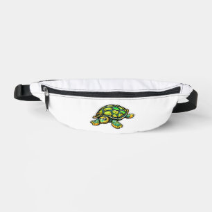 Turtle Animal Turtle Green Fanny Pack
