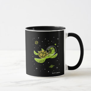 Turtle Animals In Space Mug