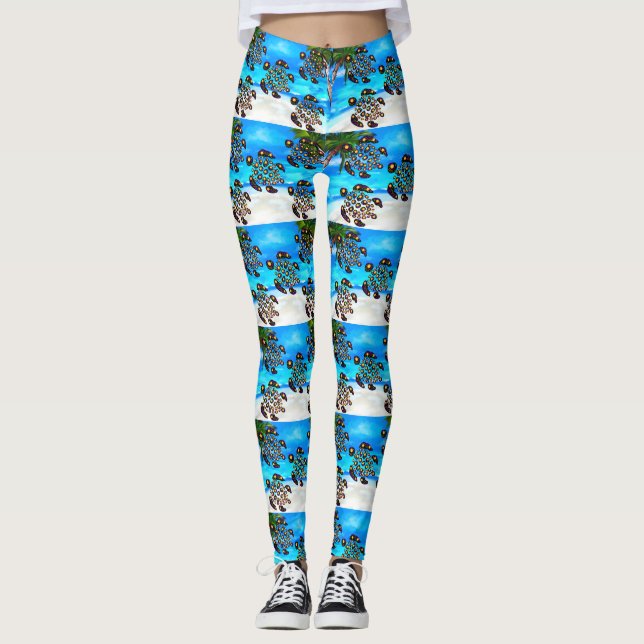 Turtle Art Leggings (Front)