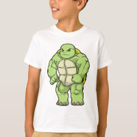 Turtle as Bodybuilder with Six pack