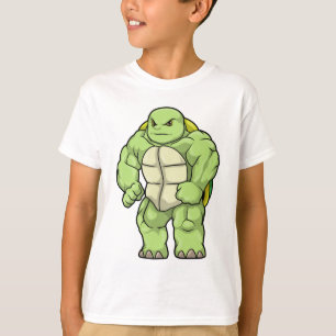 Turtle as Bodybuilder with Six pack T-Shirt
