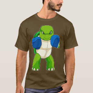 Turtle as Boxer with Boxing gloves T-Shirt