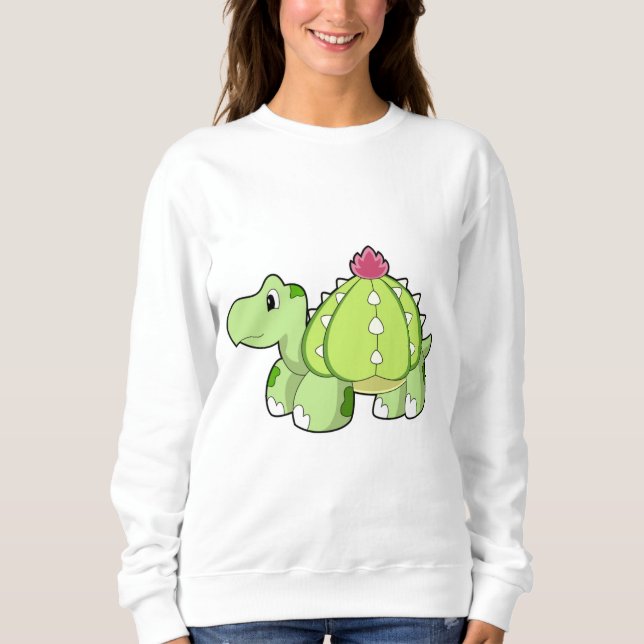 Turtle as Cactus Sweatshirt (Front)