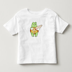 Turtle as Hairdresser with Scissors Toddler T-shirt