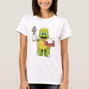 Turtle as Mason with Stone T-Shirt