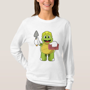 Turtle as Mason with Stone T-Shirt
