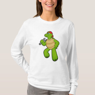 Turtle as Mechanic with Wrench & Cap T-Shirt