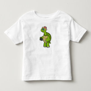 Turtle as Photographer with Camera Toddler T-shirt