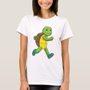 Turtle as Runner at Running T-Shirt