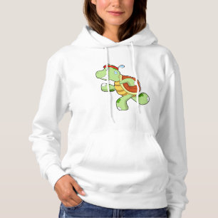 Turtle as Runner Hoodie