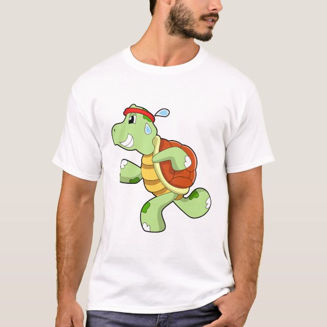 Turtle as Runner T-Shirt (Front)