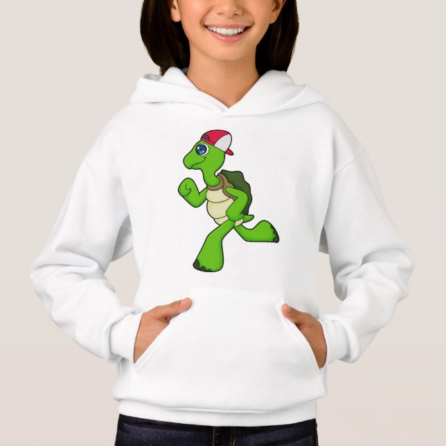 Turtle as Runner with Cap (Front)