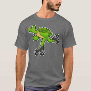 Turtle as Skater with Roller skates T-Shirt