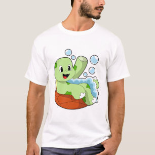 Turtle at Bathing with Foam T-Shirt