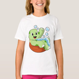 Turtle at Bathing with Foam T-Shirt
