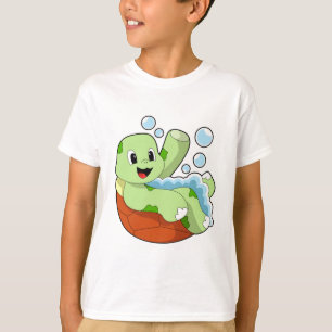 Turtle at Bathing with Foam T-Shirt