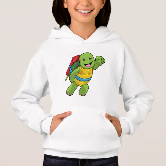 Turtle at Flying with Rocket (Front)