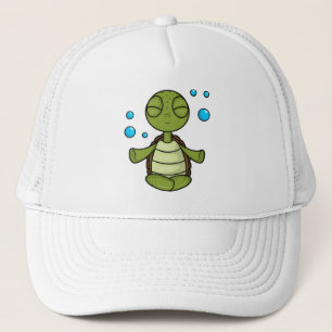 Turtle at Meditating in Sitting Trucker Hat