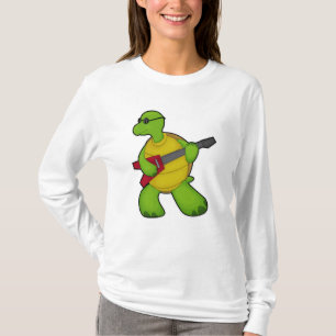 Turtle at Music with Guitar & Sunglasses T-Shirt