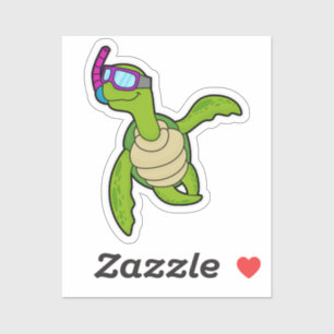 Turtle at Swimming with Snorkel