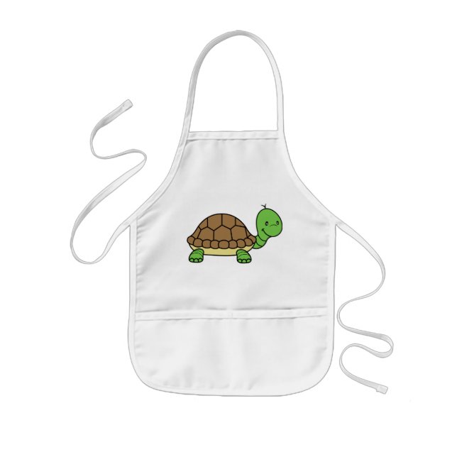 Turtle baby apron (Front)
