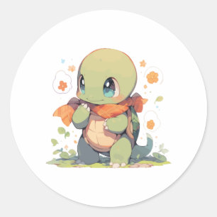 Turtle Baby Turtle Turtle Tank Lizard Lizard Classic Round Sticker