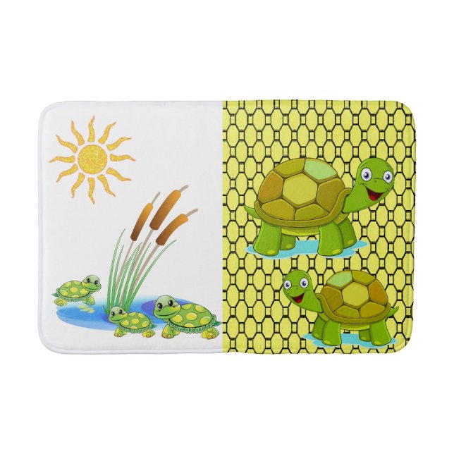 Turtle Bathroom Bathmat (Front)